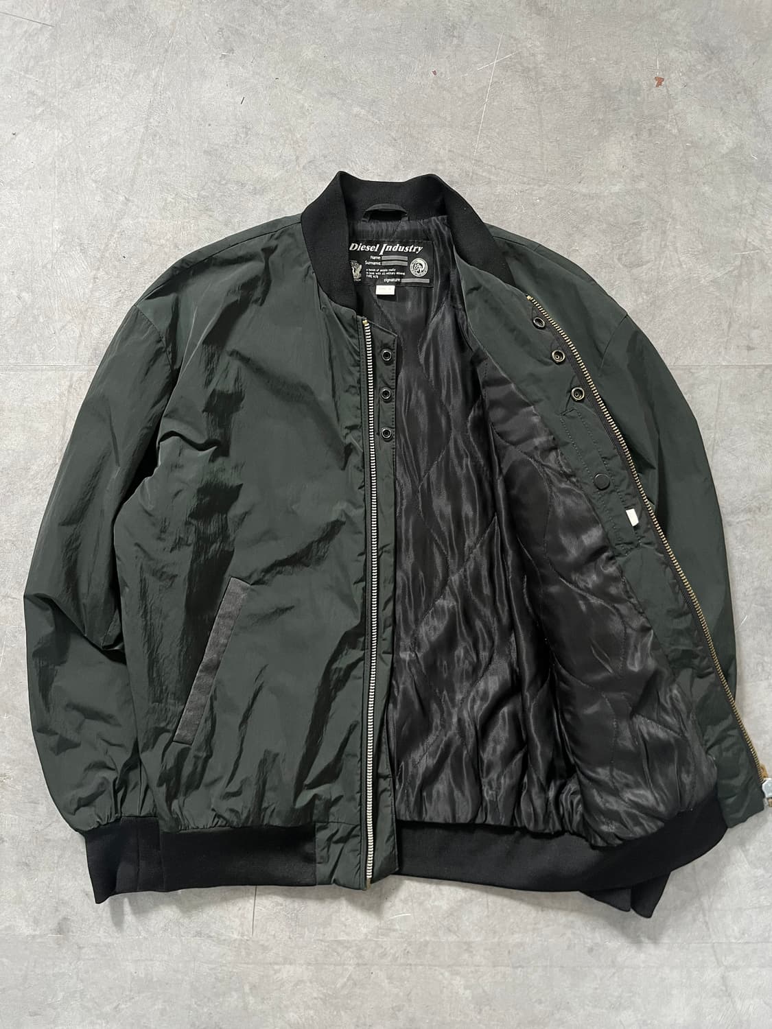 Diesel 디젤 블랙 인더스트리 MA-1  상품이미지6