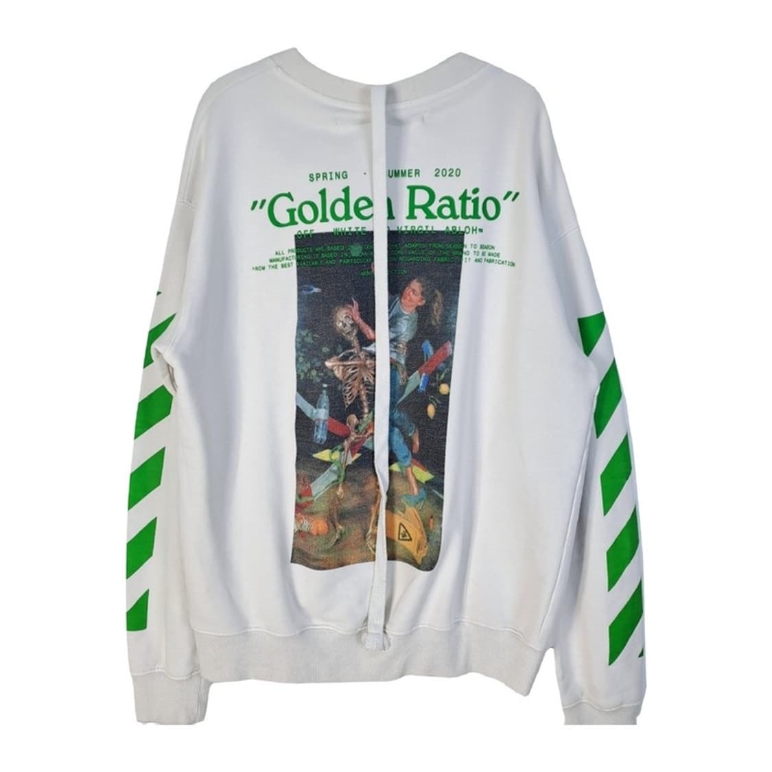 오프화이트 백 파스칼 맨투맨 상품이미지3