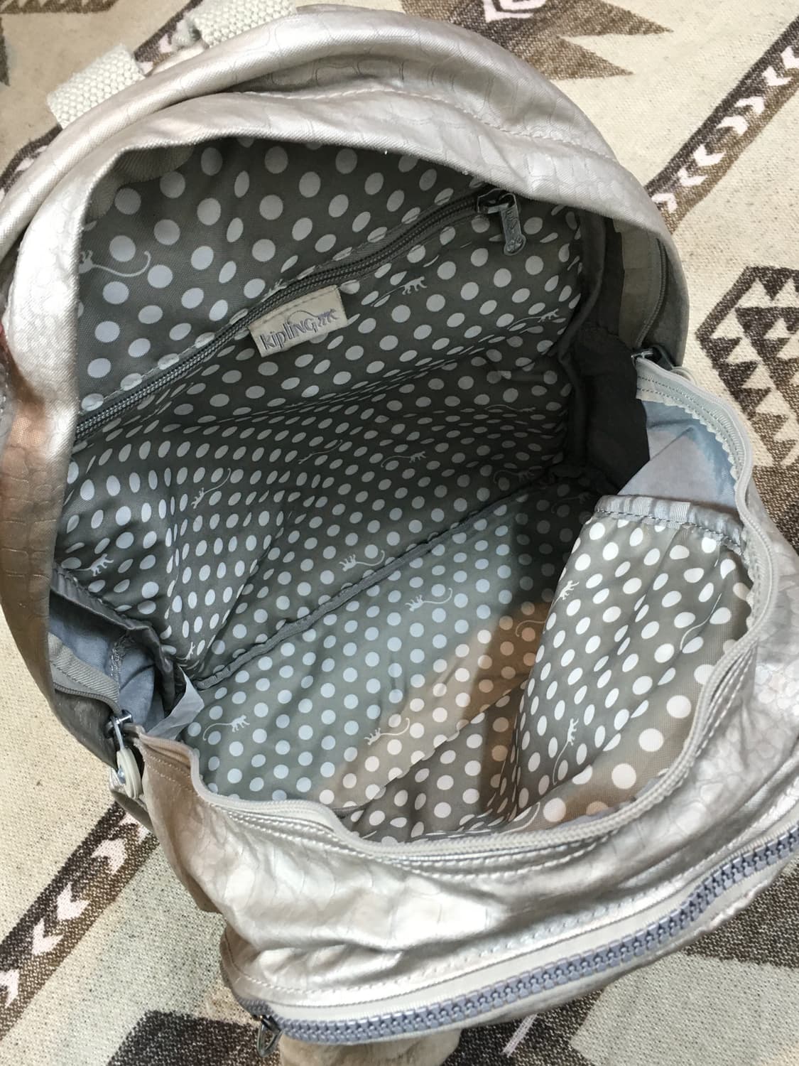 키플링 미니 백팩 실버 상품이미지9