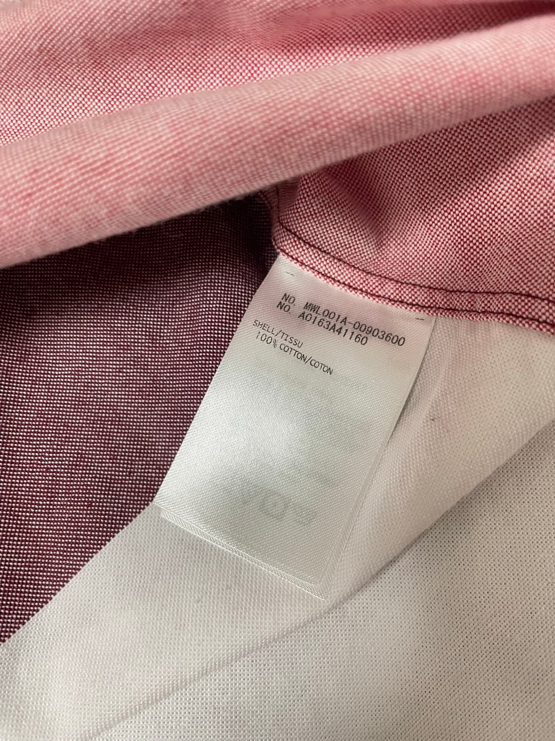 톰브라운 레드 체크 셔츠 사이즈 2 정품 상품이미지5