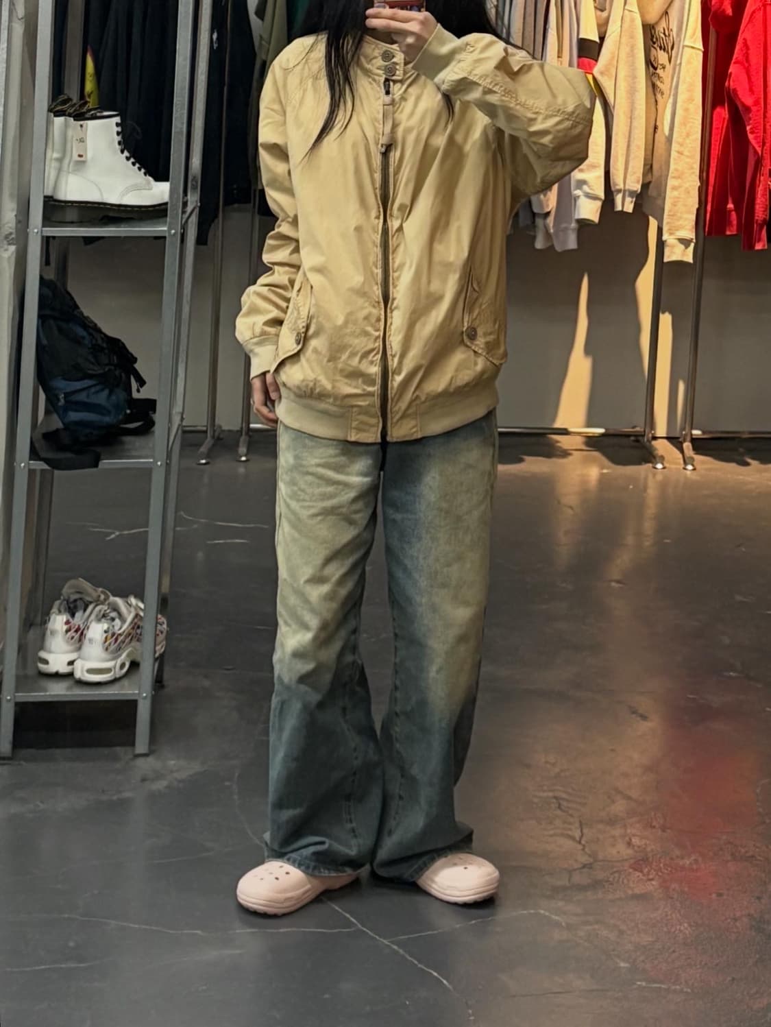 폴로랄프로렌 베이직 코튼&나일론 블루종 자켓 A3065 상품이미지1