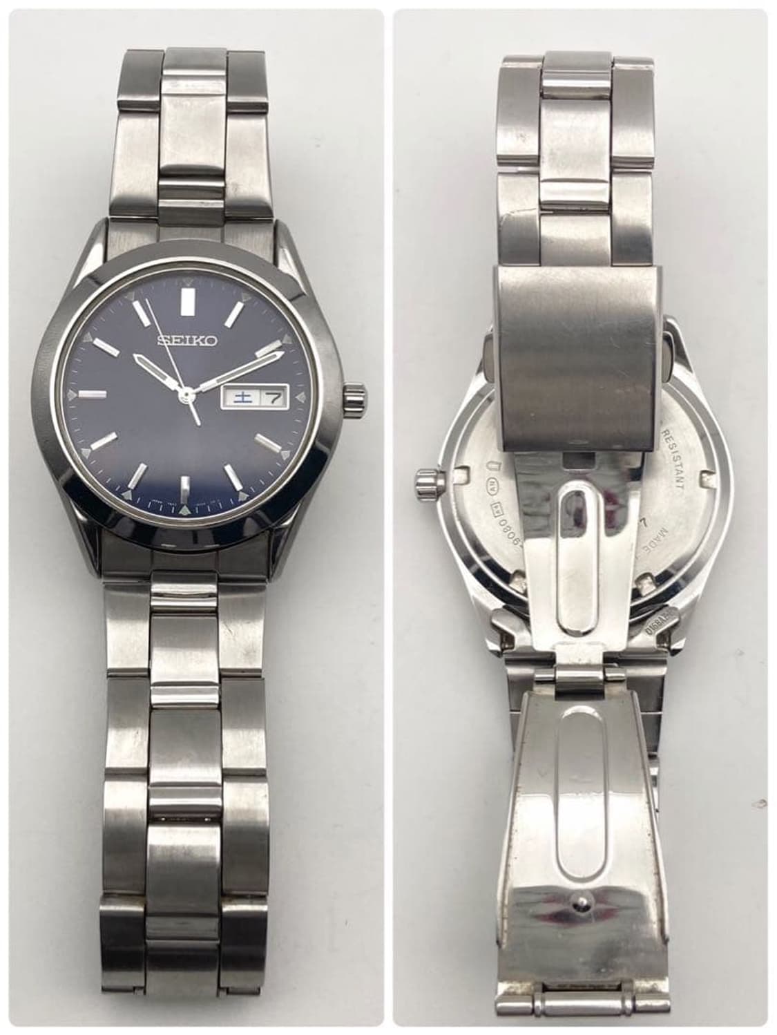 SEIKO 세이코 빈티지 시계 청판 데이데이트 상품이미지3