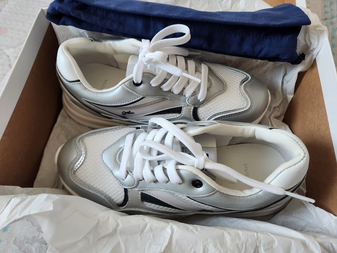 (새상품) 한섬 SYSTEM 시스템 스니커즈 운동화 240 사이즈 상품이미지2