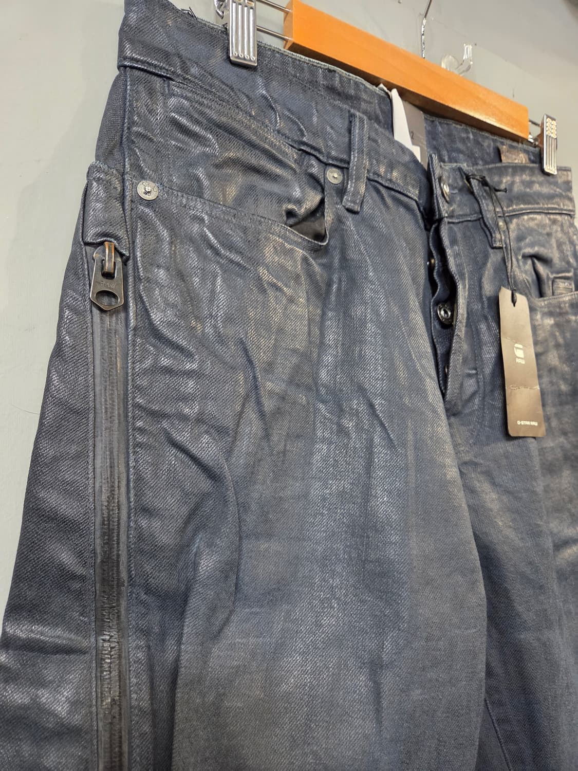 G-Star Raw 블랙 코팅 데님 팬츠(W30/L32)디피용 상품이미지3
