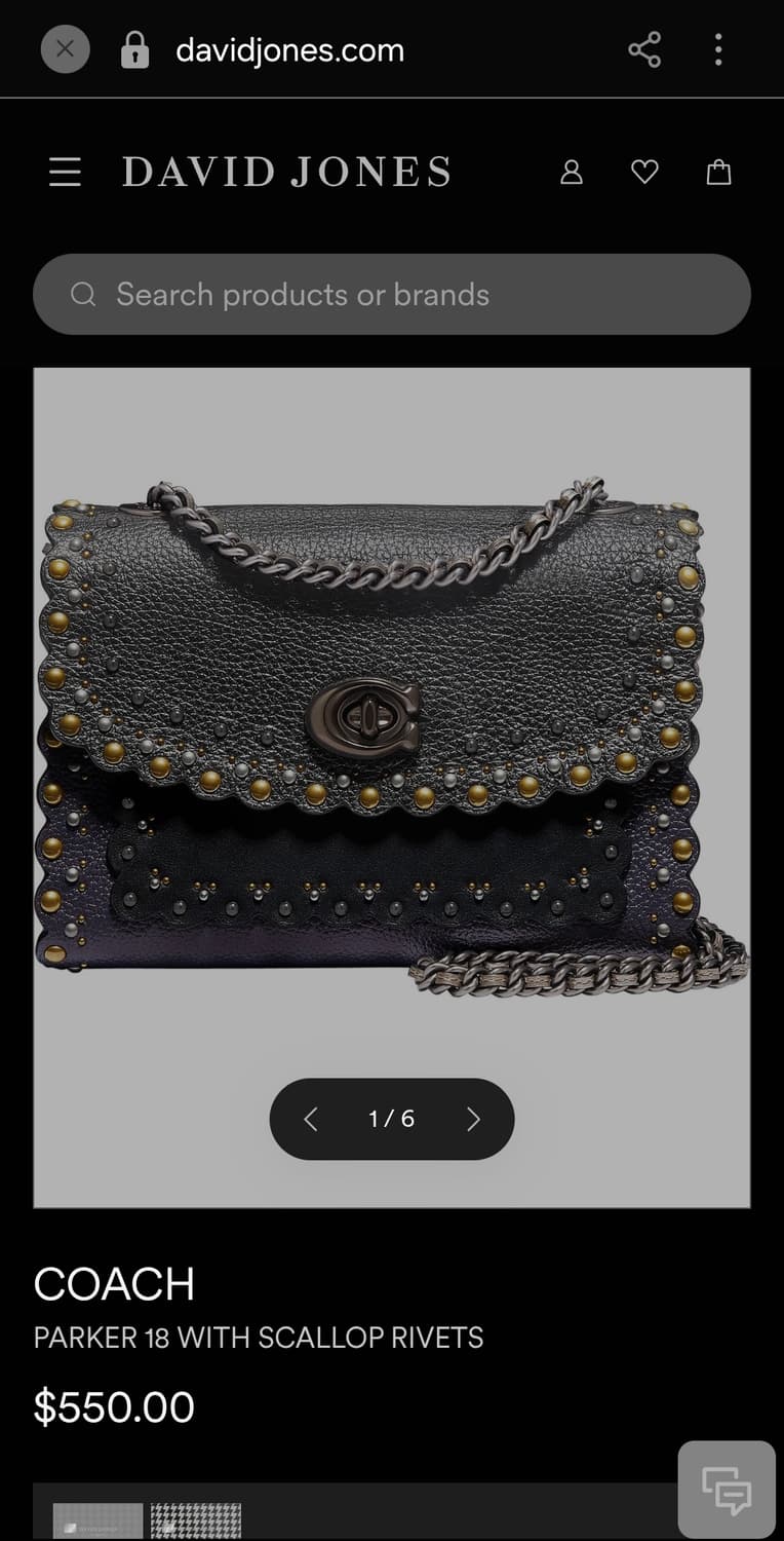 코치 파커 18 스캘럽 리벳  상품이미지2