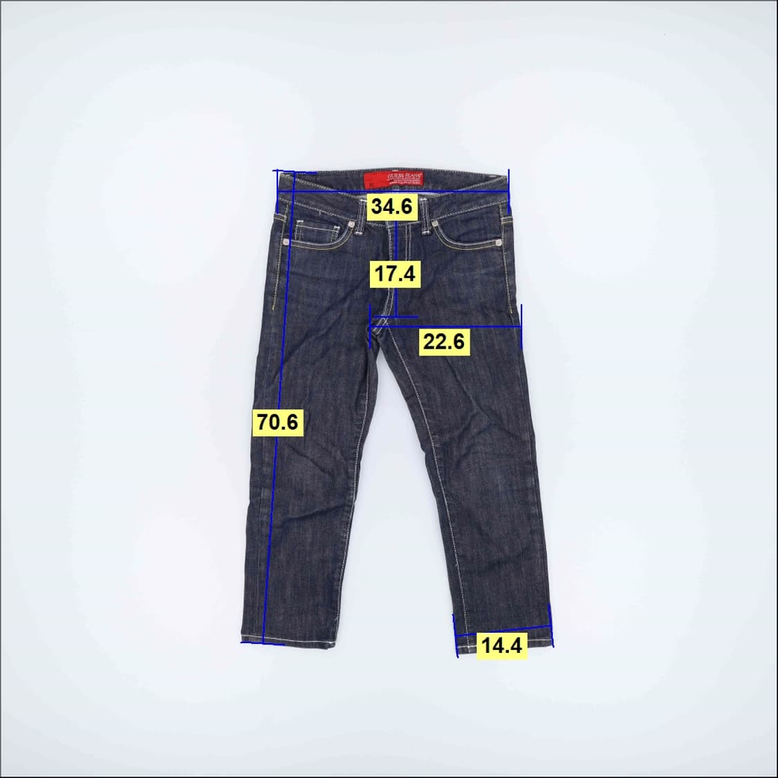 25 게스 여성 스트레치 데님팬츠 0122H2 상품이미지7