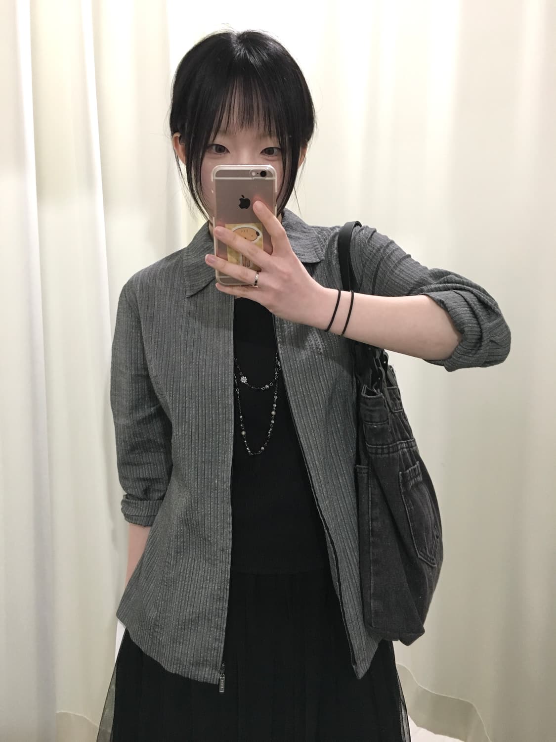 Striped zipper shirt jacket 상품이미지6