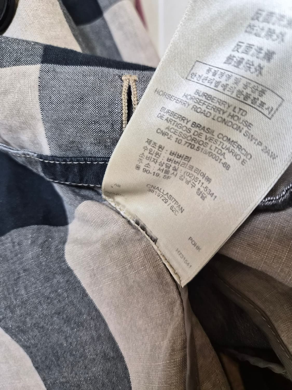 버버리정품 트렌치코트 55 상품이미지5