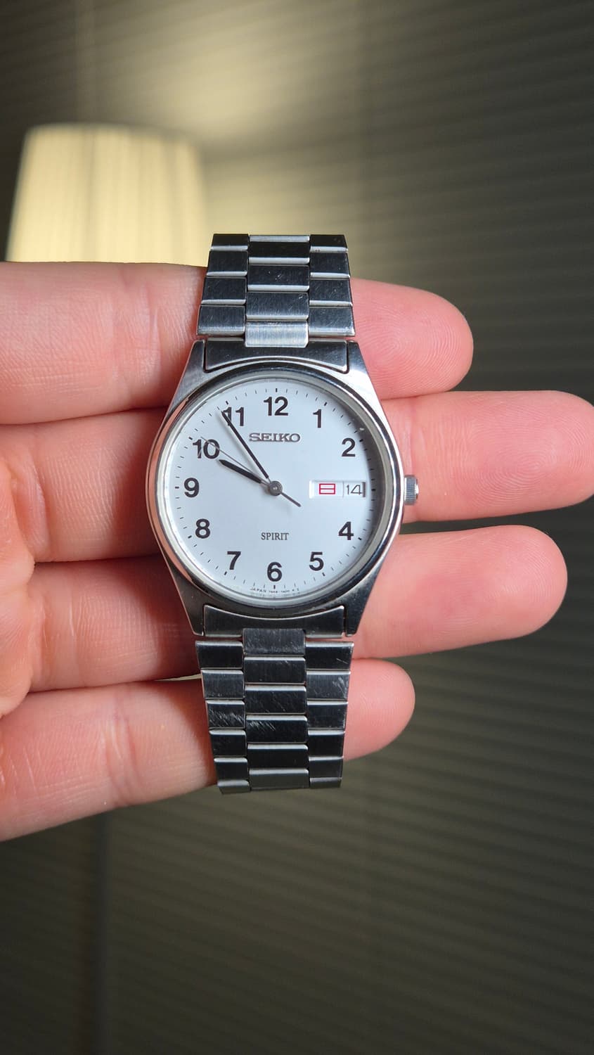 90's Seiko Arabic Index Quartz Daydate 상품이미지5