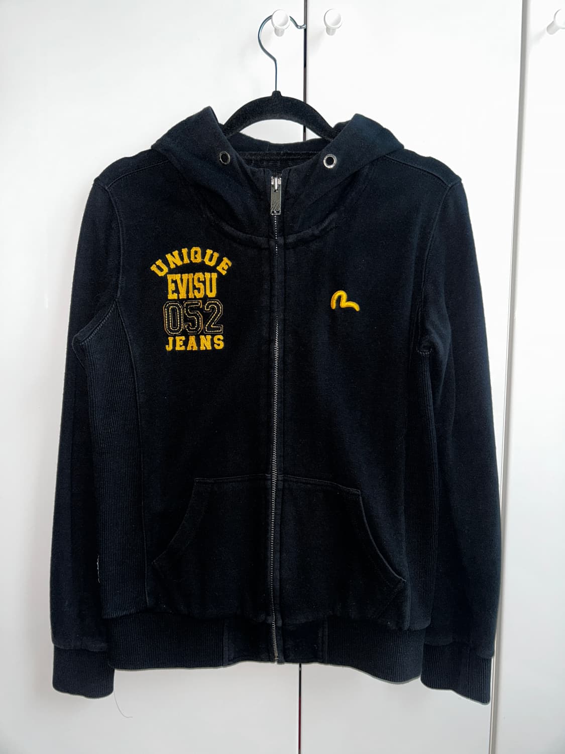 에비수 후드집업 블랙 상품이미지1