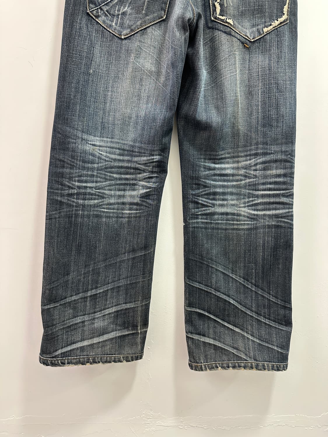 Vintage destroyed fade lines jeans 상품이미지10
