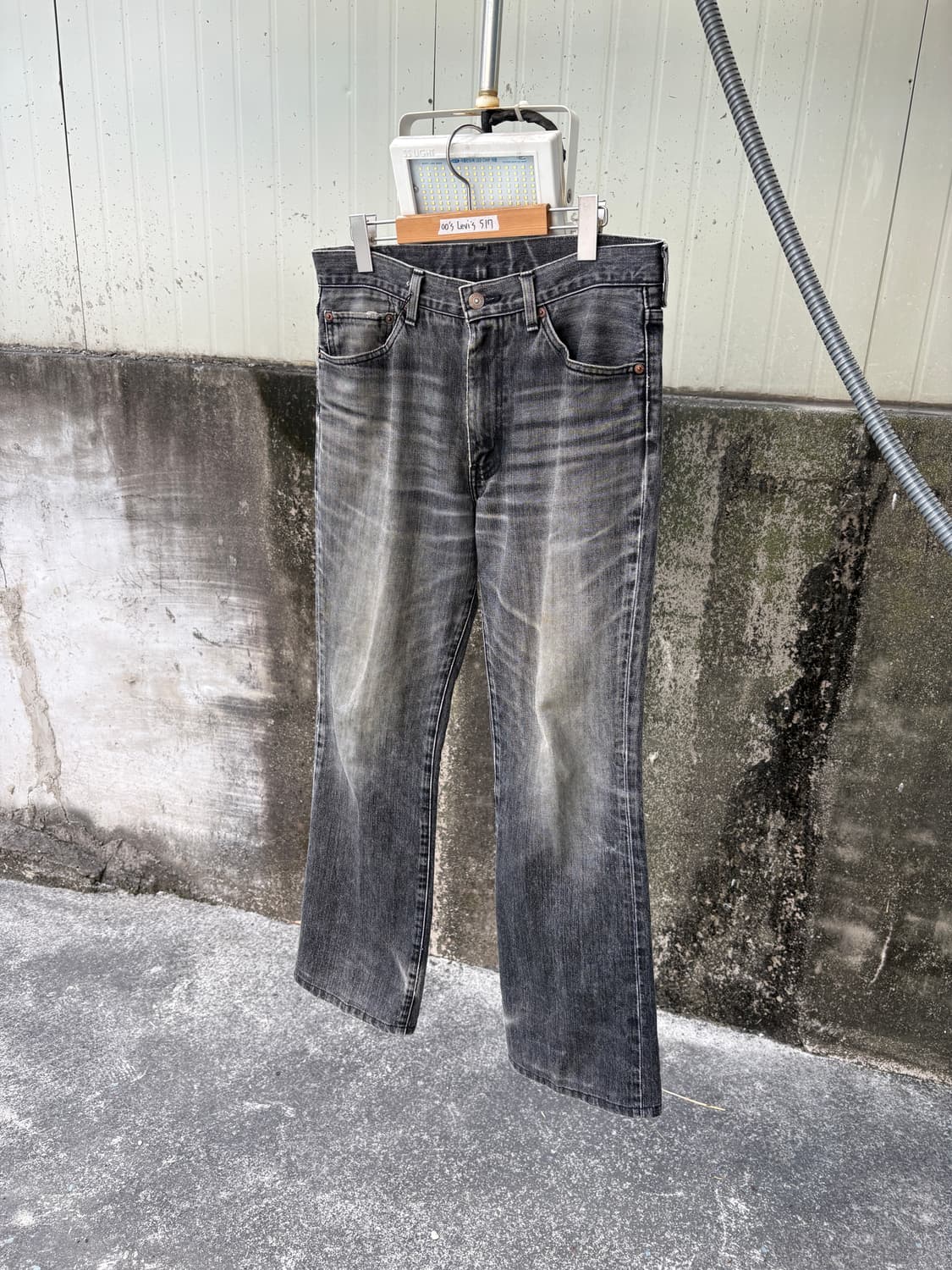 2000's 리바이스 517 부츠컷 흑청 팬츠 상품이미지3