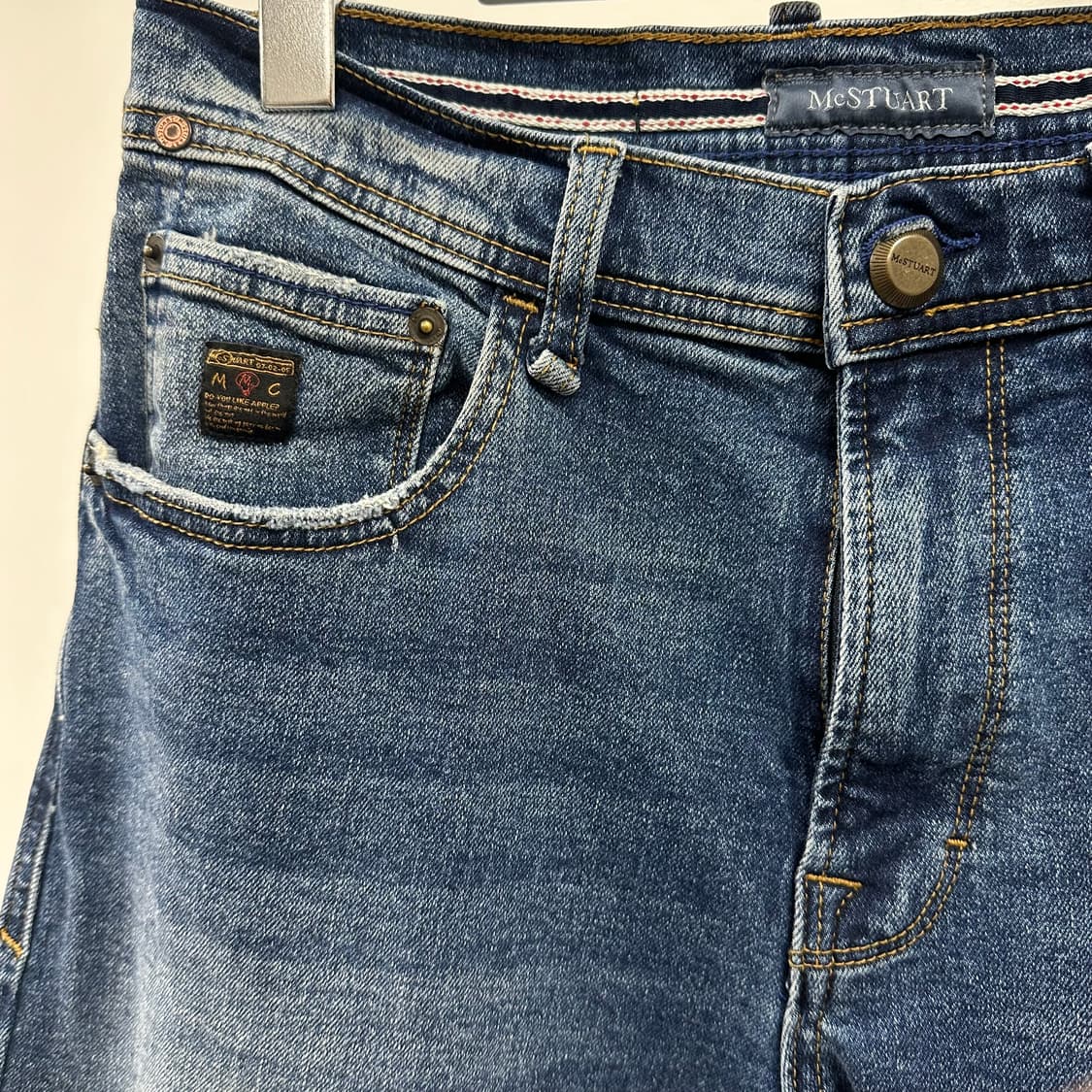 McSTUART 맥스튜어트 중청 워싱 스판 청바지 30 상품이미지4