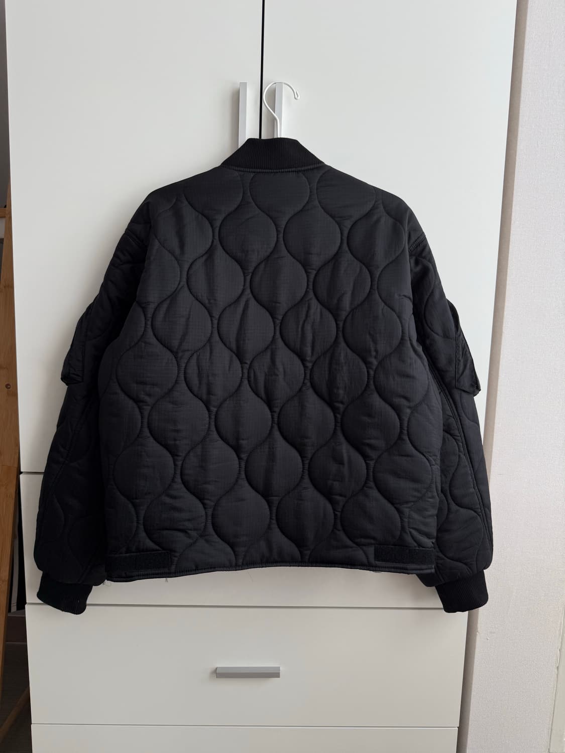 올리언스스토어 퀼팅 자켓 블랙 100 상품이미지2