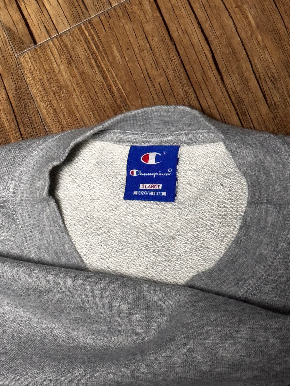 [3XL] 챔피온 무지 그레이 맨투맨 상품이미지6