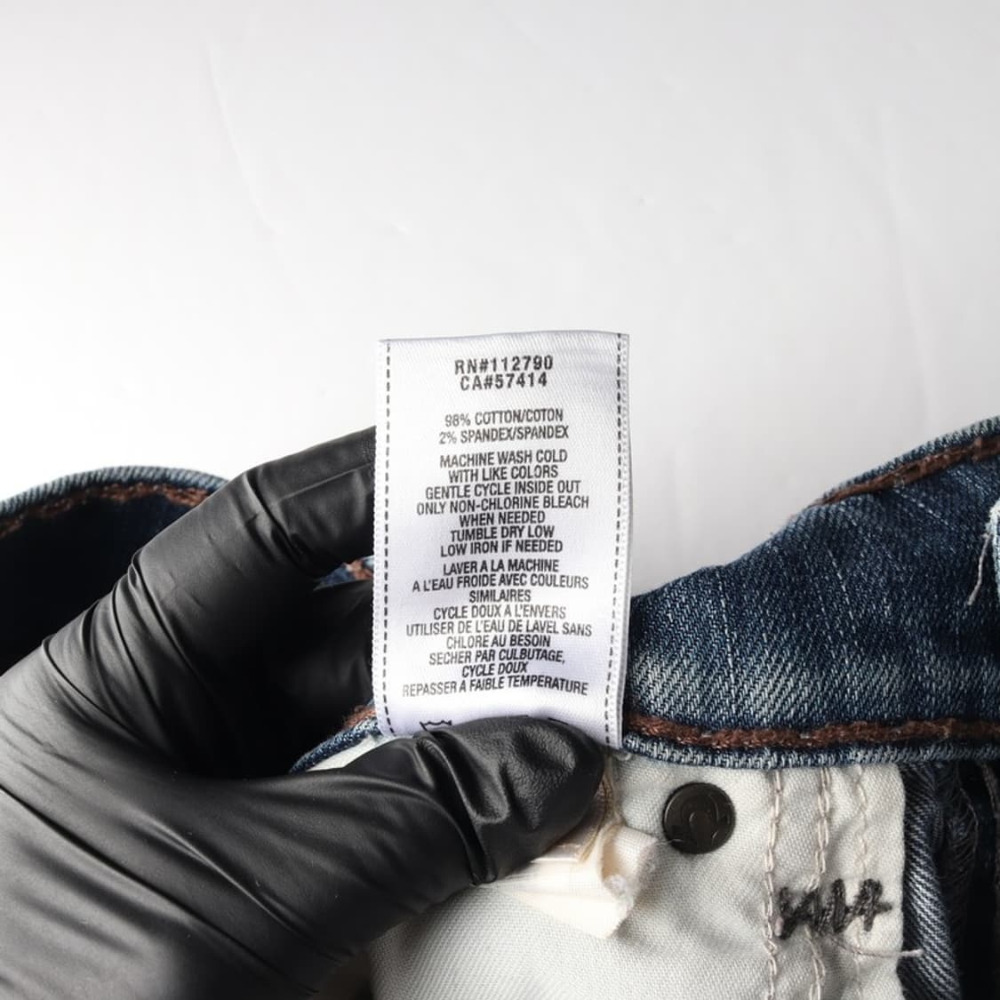 트루릴리전 빈티지 워싱 데미지 스티치 데님 34 상품이미지7