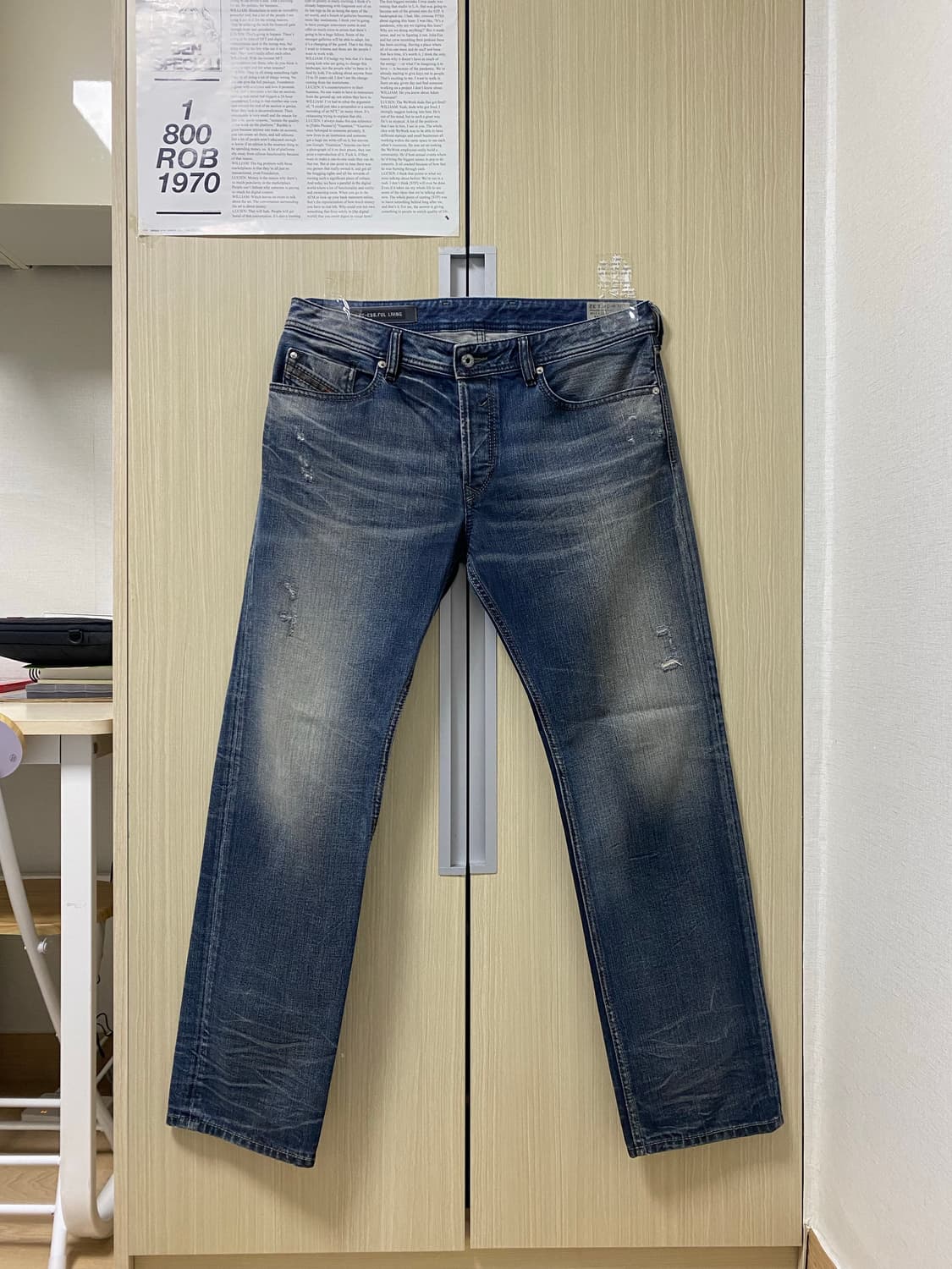 디젤인더스트리 워싱 데님팬츠 상품이미지2