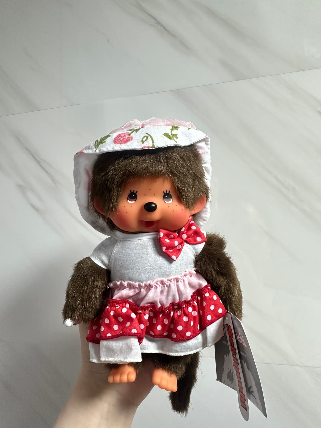 몬치치 플라워햇 도트원피스 인형 상품이미지2