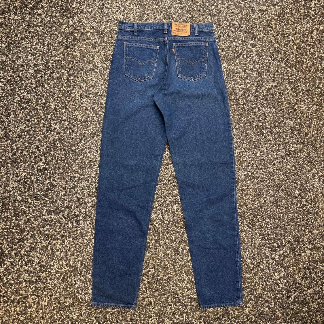 90s 리바이스 550 오렌지탭 테이퍼드 데님 made in USA 상품이미지1