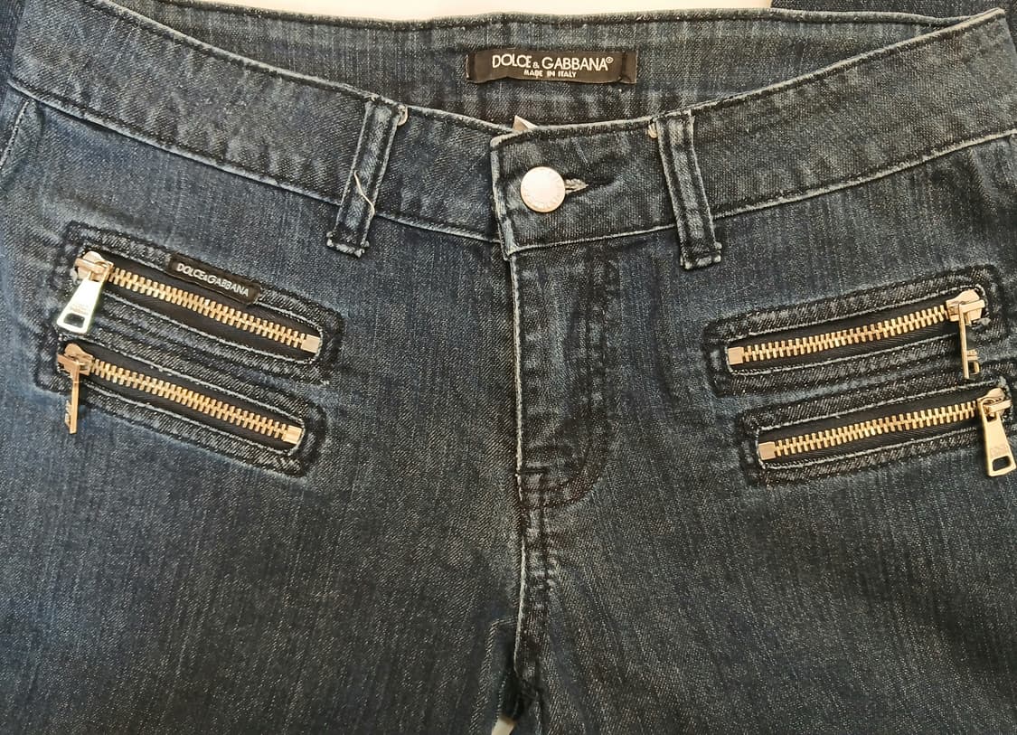 돌체앤가바나(D&G) 로고 플레이트 데님 팬츠  상품이미지5