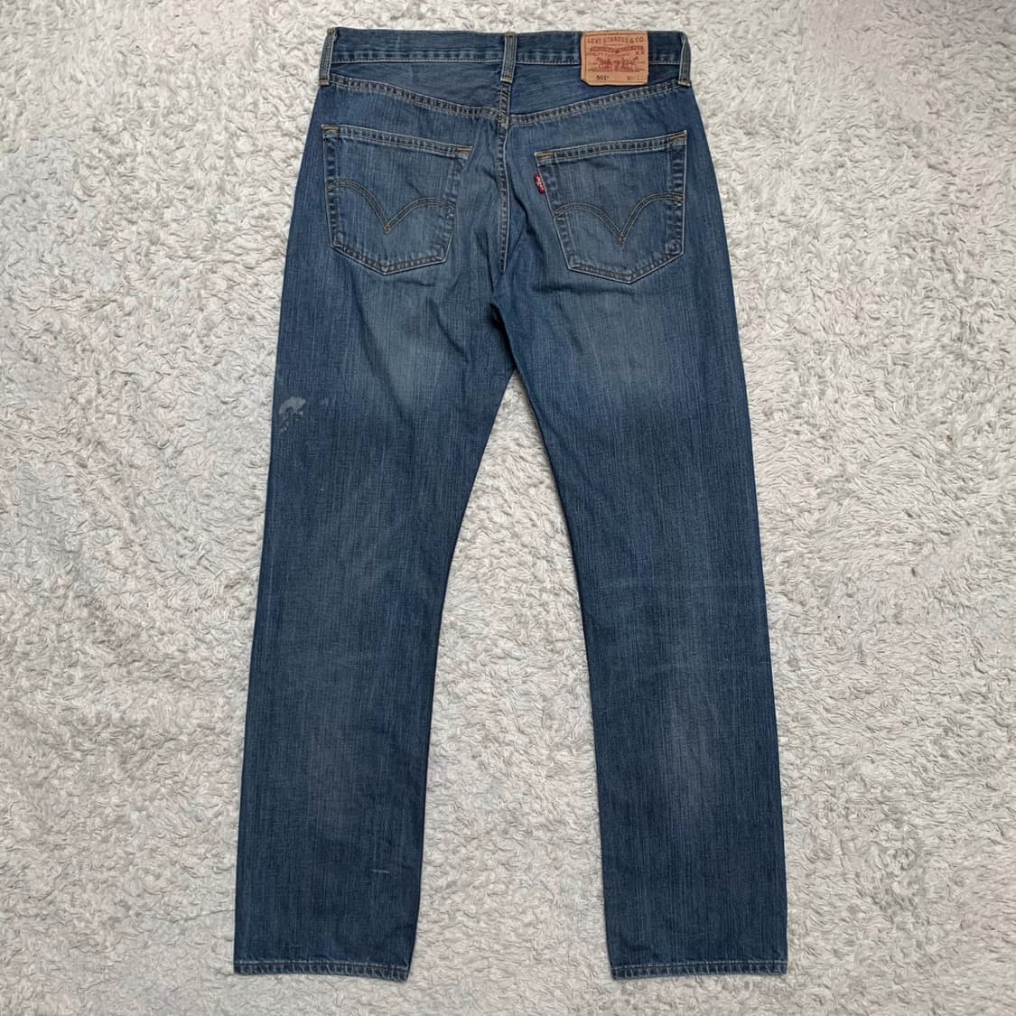 [31] 00's 리바이스 501 페인팅 데님팬츠 00501-0340 상품이미지2