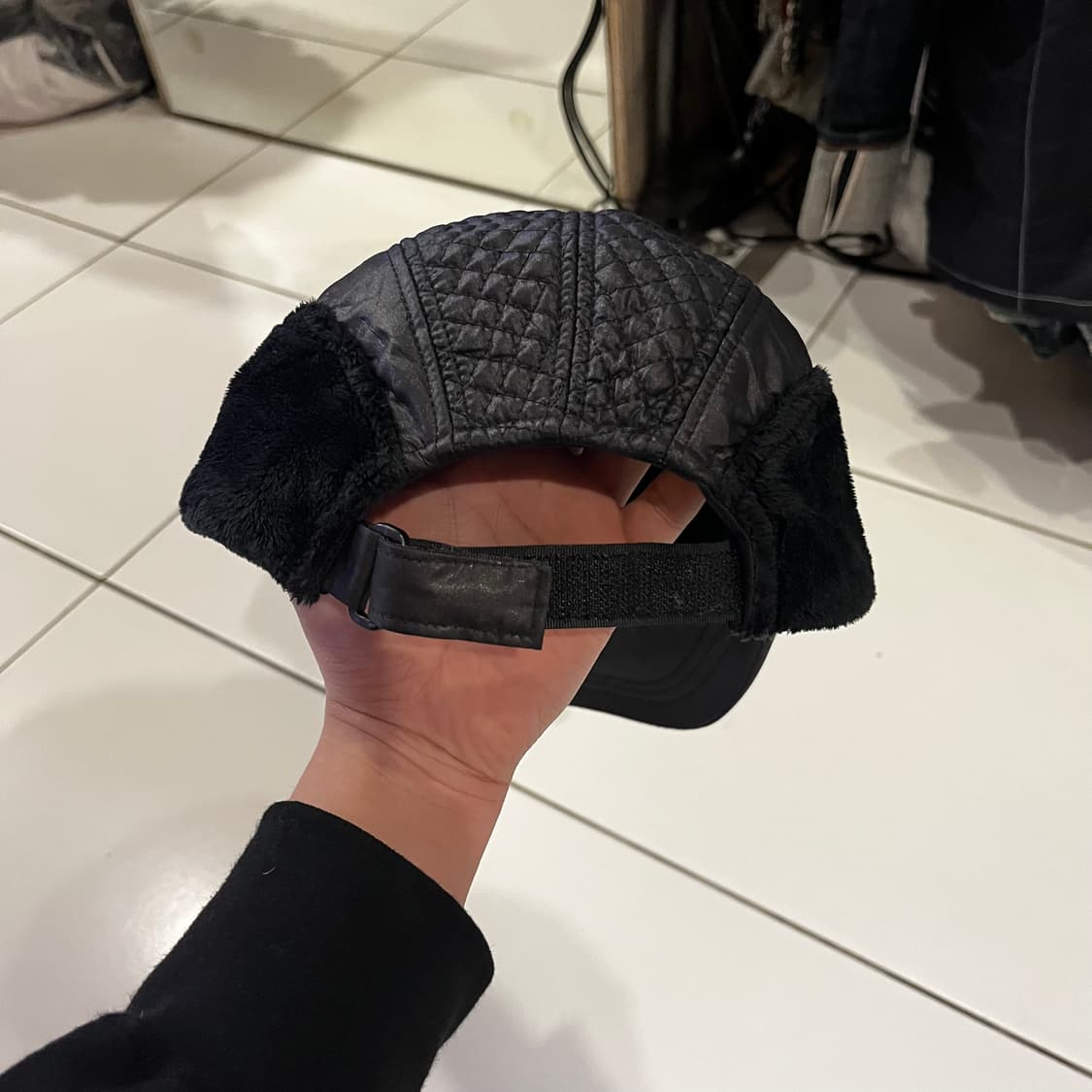 몽벨 페트라 캡 방한모자 블랙 상품이미지5