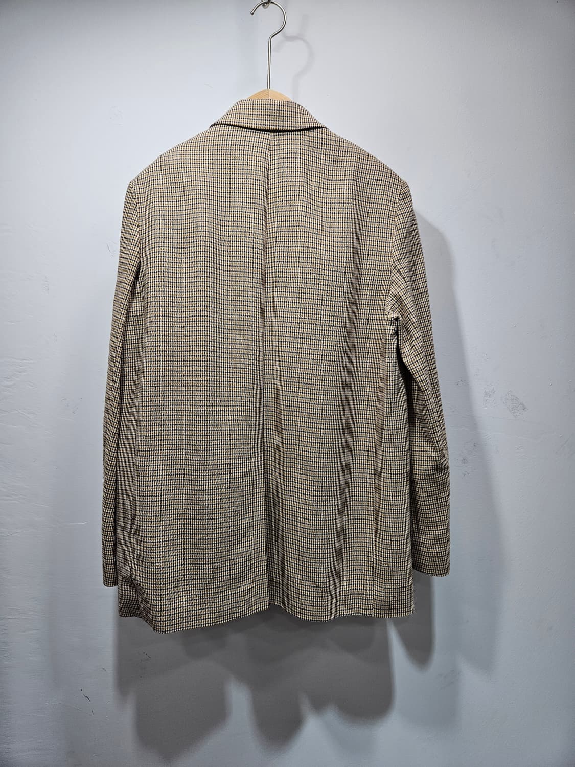 에잇세컨즈 원버튼 체크무늬 린넨 블레이저 M 상품이미지9