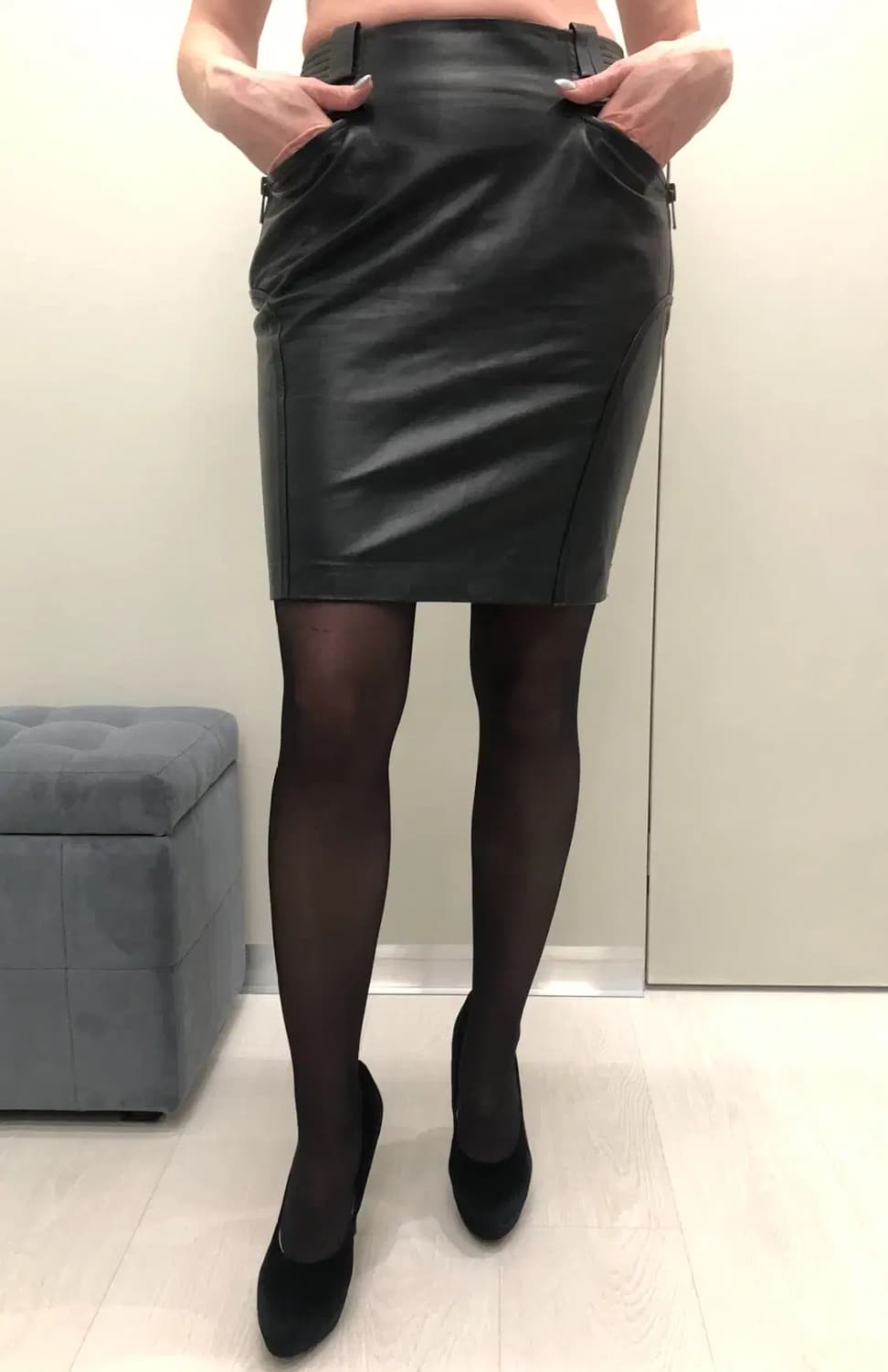 GUCCI 구찌 스커트(레더)38 사이즈-해외발송 상품이미지3