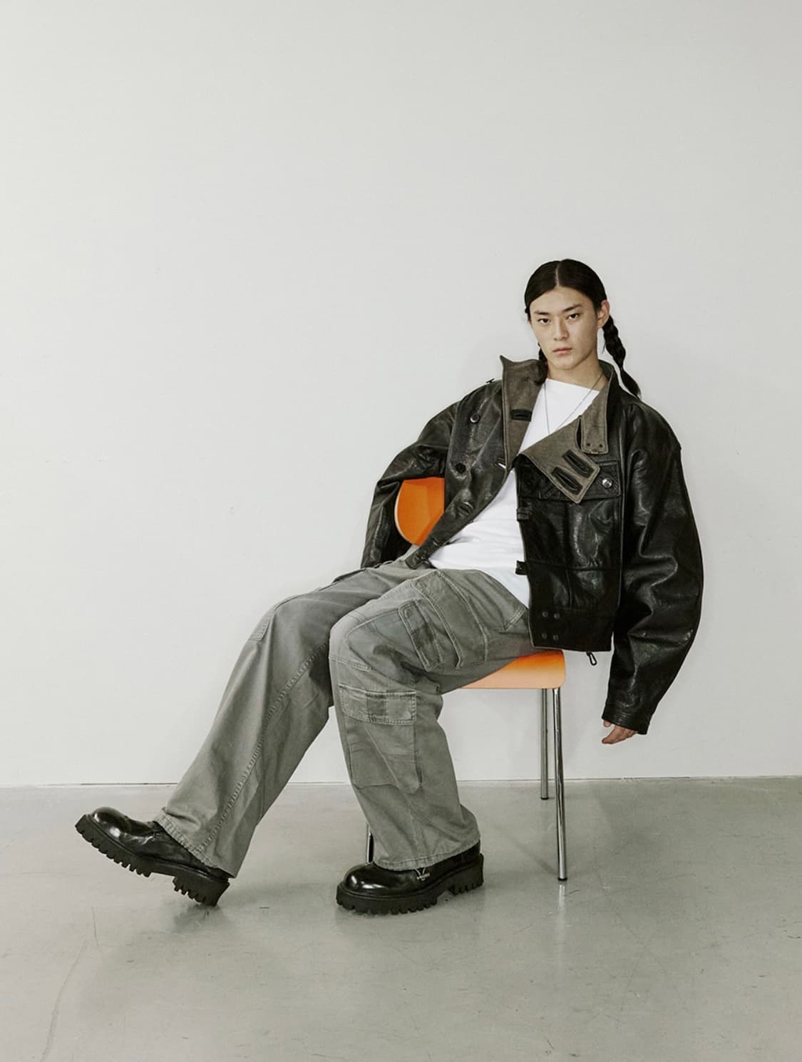 야세 / 6.5cm 페더 코만도솔 홀스하이드 더비 슈즈 260사이즈 상품이미지5