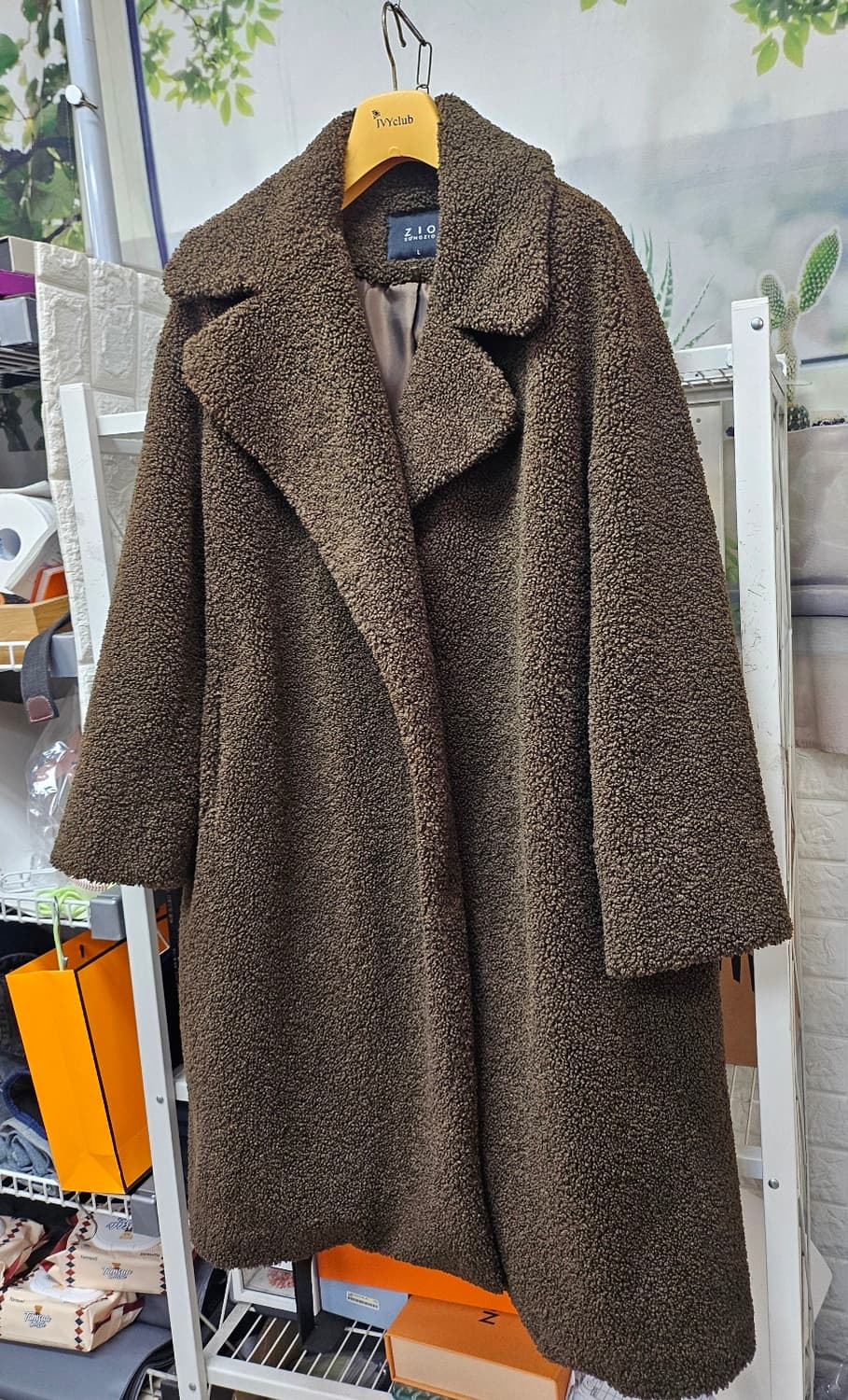 지오송지오 여성 후리스 롱코트 77~88 플리스코트 AD34 상품이미지2