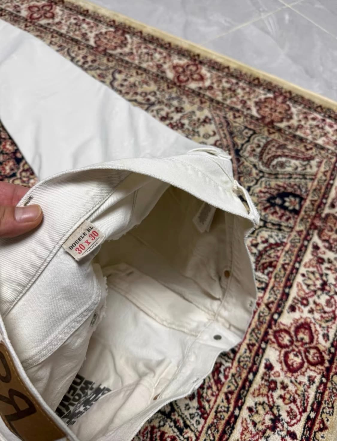 RRL SlimFit Distressed Jeans 30/30 상품이미지3