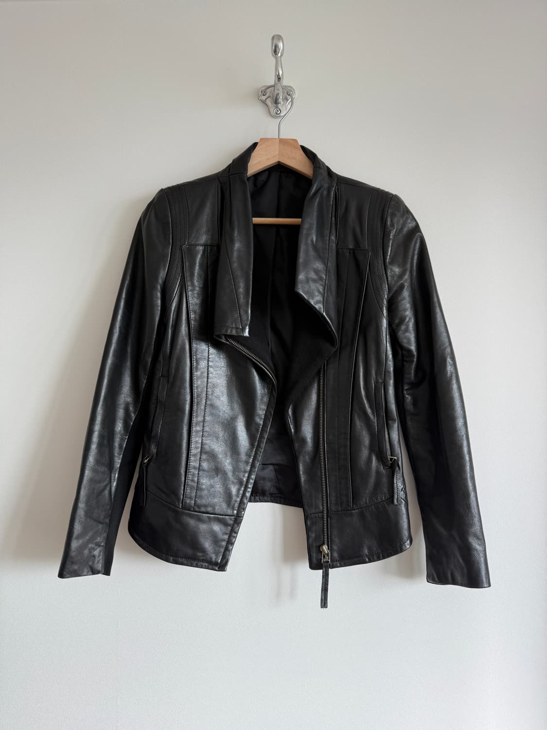 Pre owned 램스킨 레더 자켓 상품이미지1