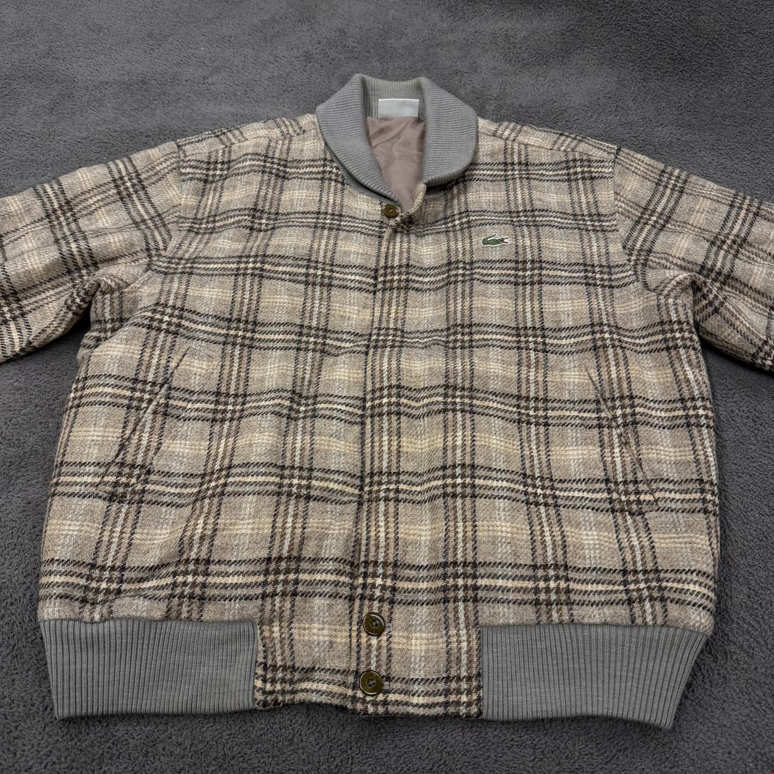 [정품/105] 라코스테 올드스쿨 울 블루종 자켓 상품이미지2