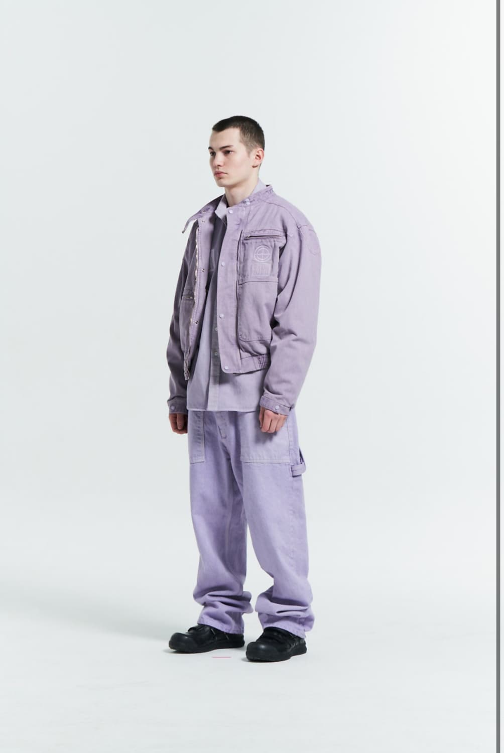 플라스틱프로덕트 24ss painter pants lavender 상품이미지2