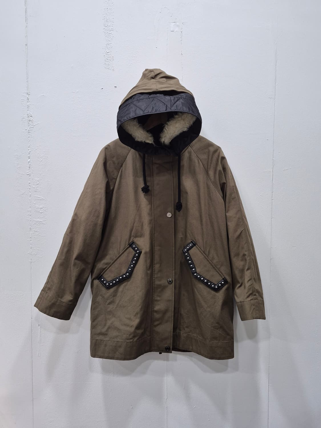 새상품 PINKO 핀코 야상 패딩 자켓 55 (안감분리) 상품이미지5