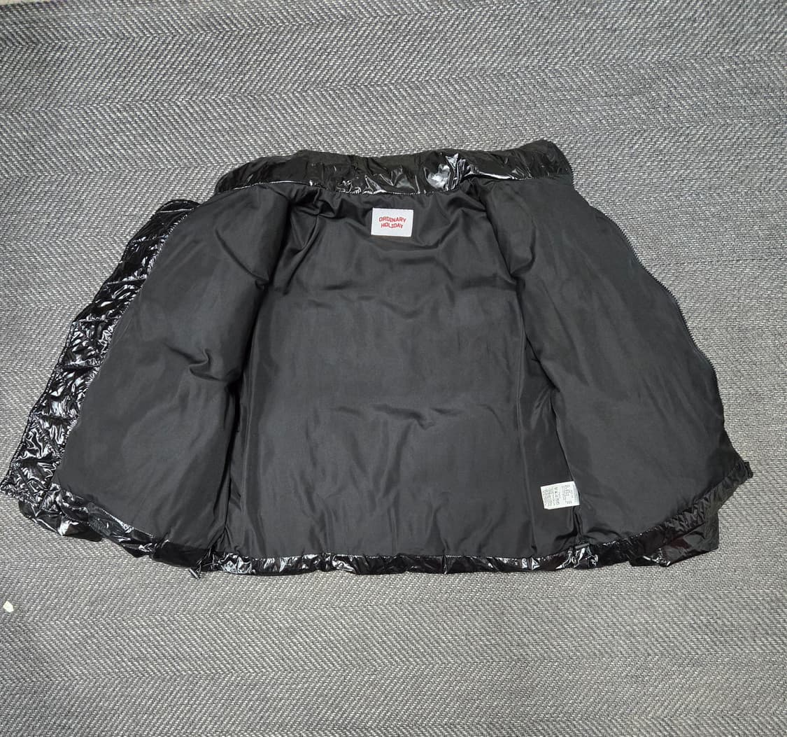 오디너리홀리데이 유광패딩 숏패딩 오버핏패딩 상품이미지3