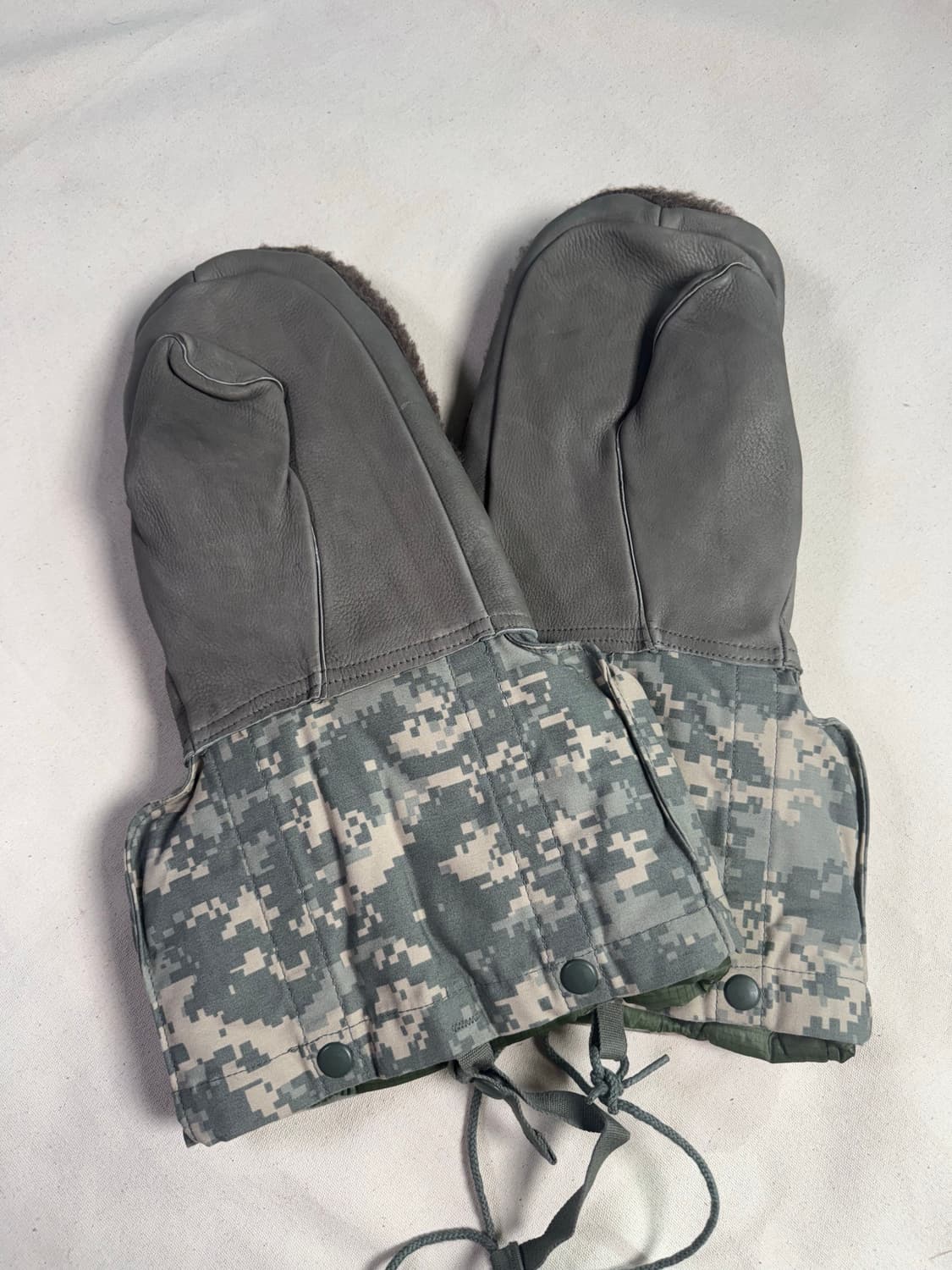 USA 미군 ACU 혹한기용 방한 장갑 벙어리/라이너 세트 상품  상품이미지2