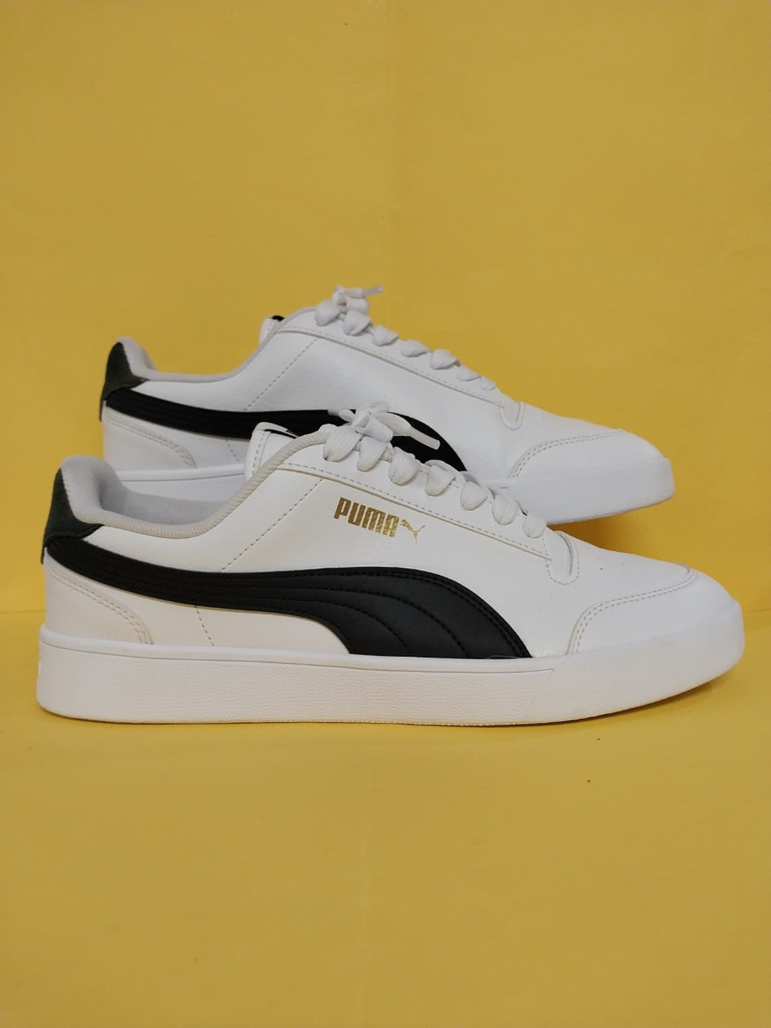 남성 푸마 셔플 화이트블랙 운동화 (280) 상품이미지3