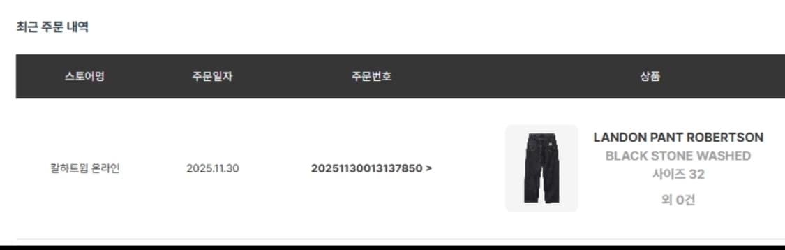 [32]칼하트 랜든팬츠 블랙스톤워시 상품이미지9