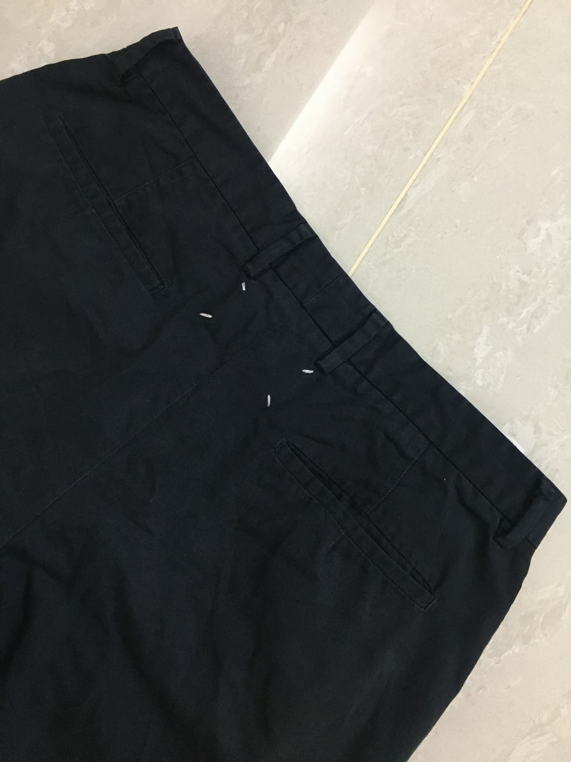 마르지엘라 치노 팬츠 블랙 상품이미지1