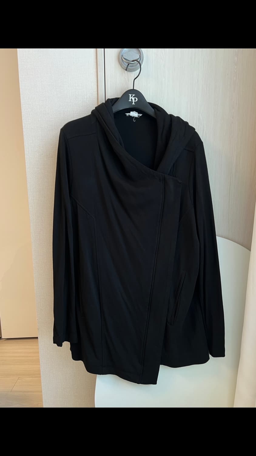 헬무트 랭 비대칭 드레이프 후드 집업 Helmut Lang 상품이미지1