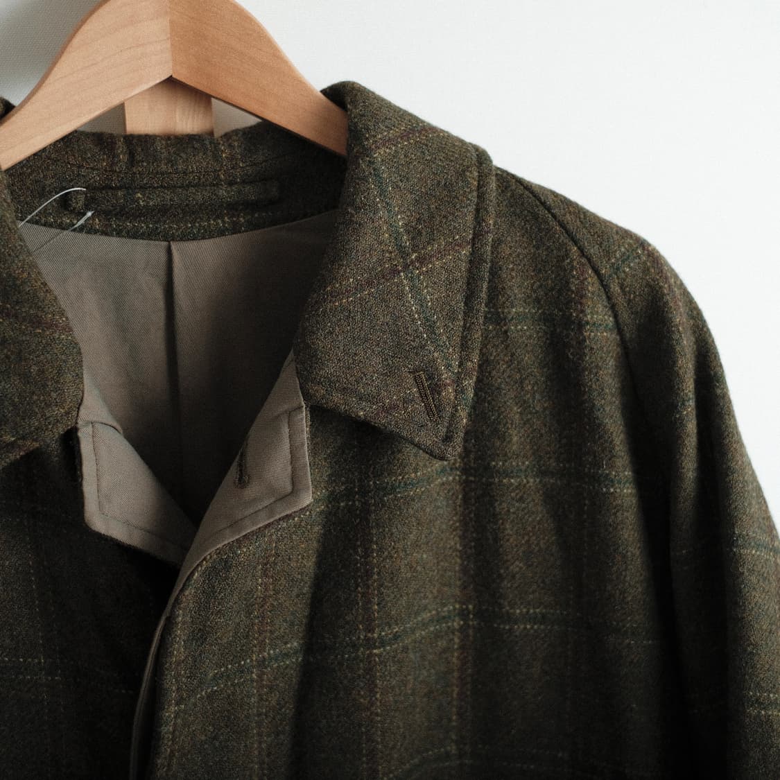 A.presse 아프레쎄 로밧 트위드 발마칸 코트 1(100)사이즈 상품이미지5