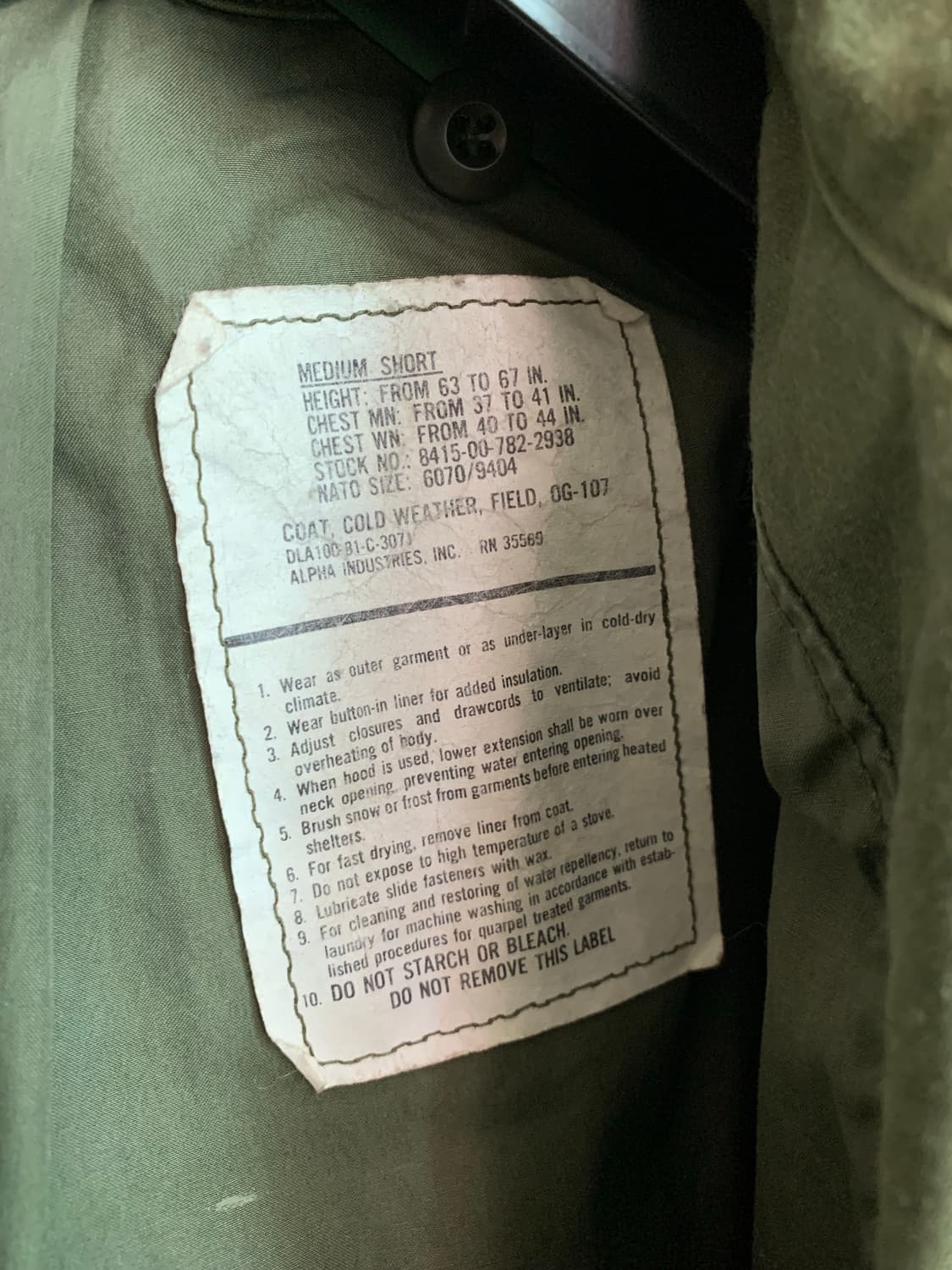 오리지널 m65 미듐숏 상품이미지5