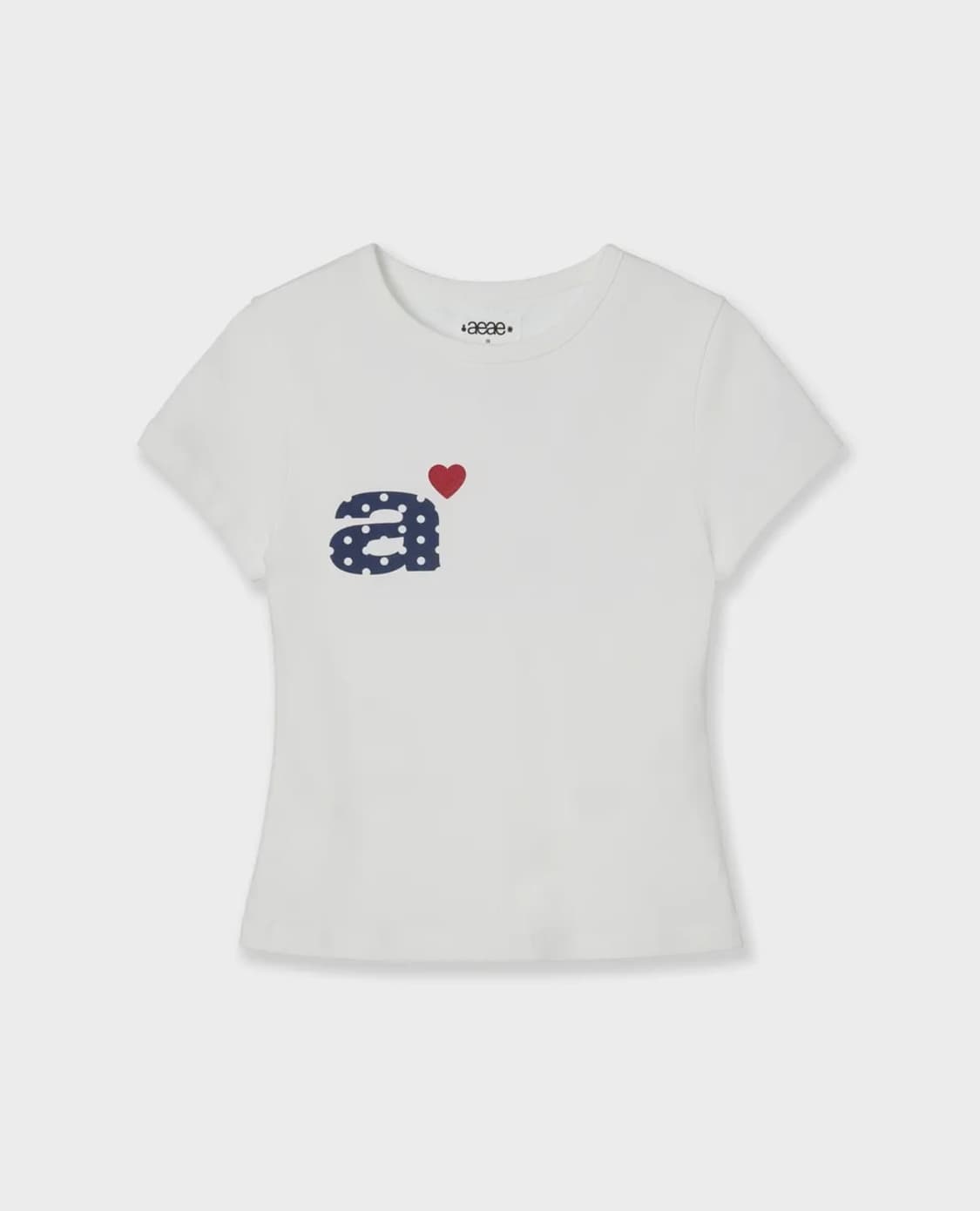 aeae 도트 반팔티 dot small letter tee 상품이미지1