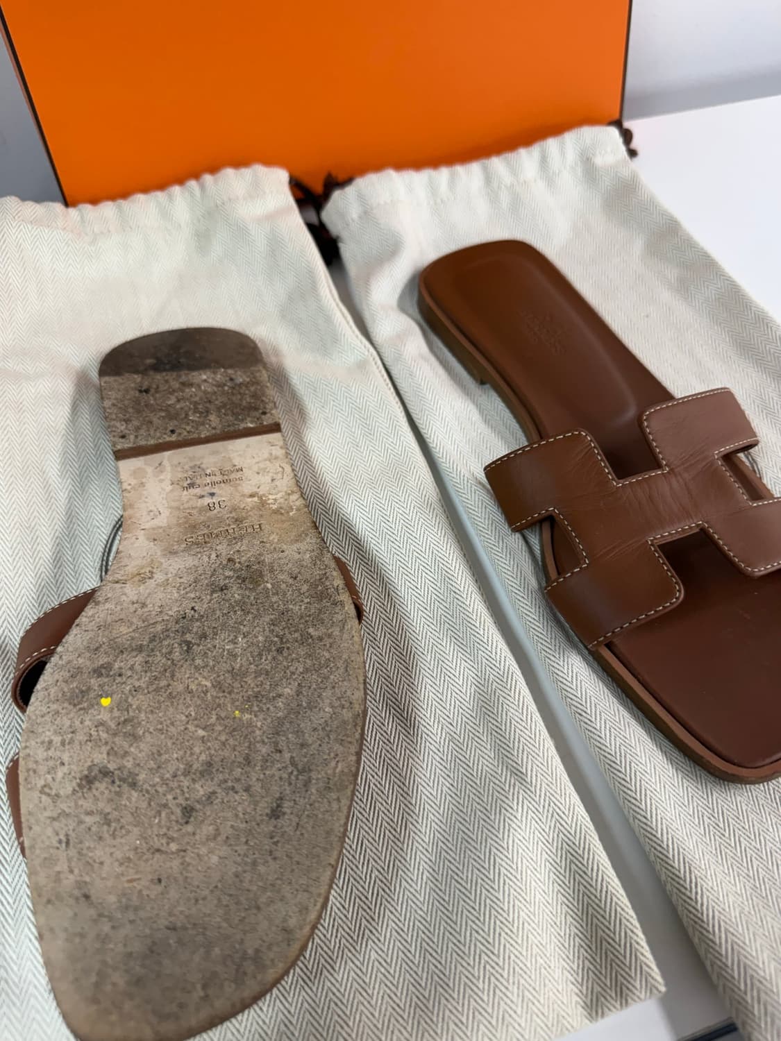 에르메스 오란 슬리퍼 38 상품이미지5