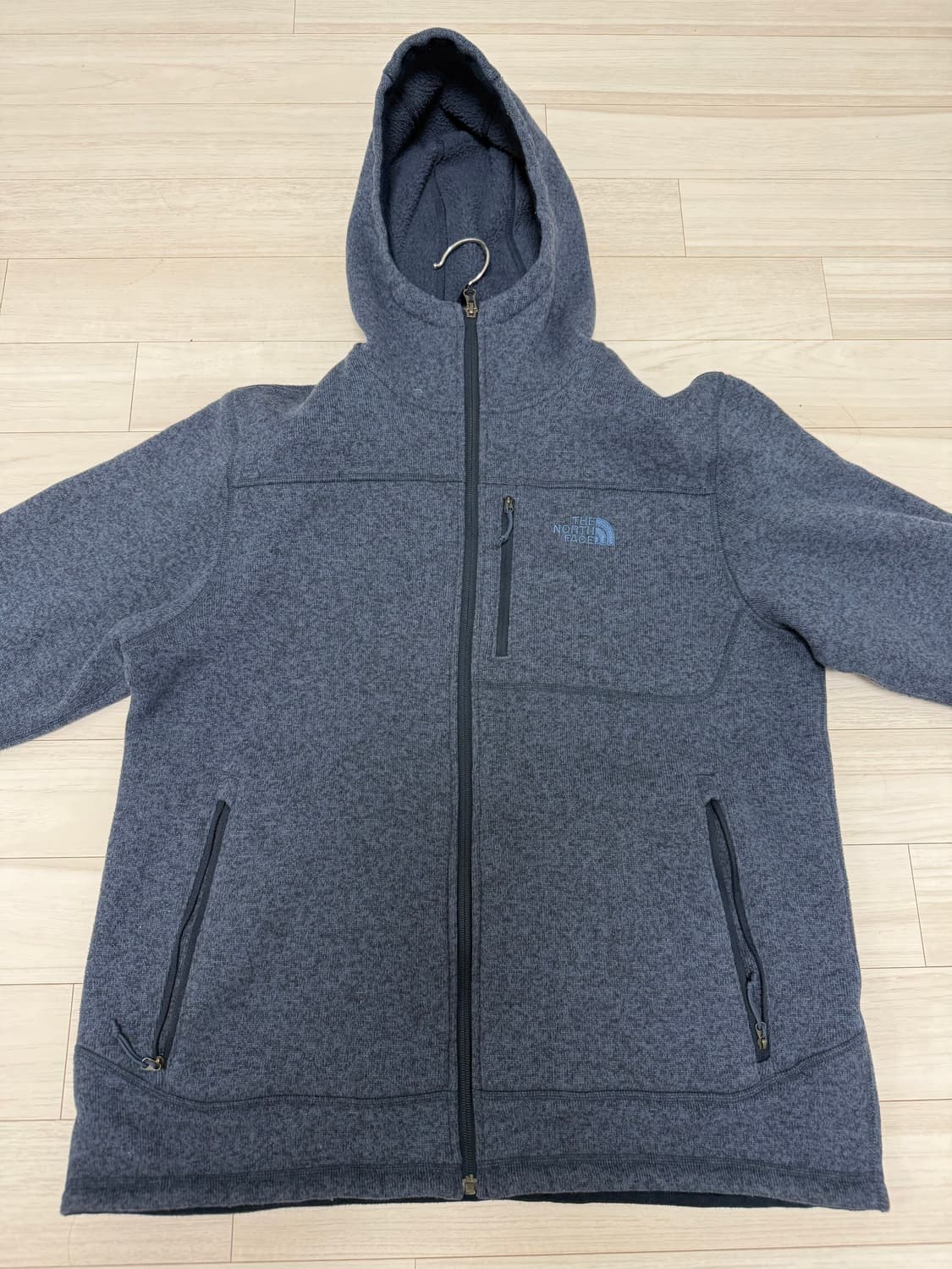 노스페이스 빈티지 남색 후드집업 XL 상품이미지1