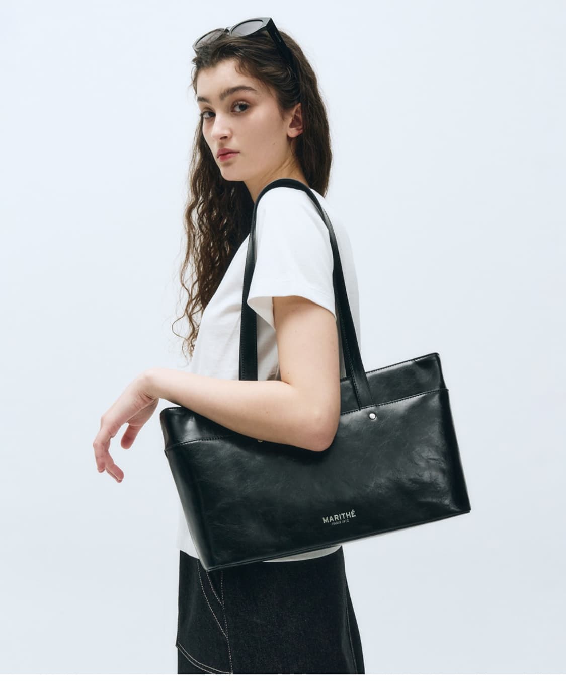 마리떼 프랑소와 저버 25ss 블랙 숄더백 상품이미지1