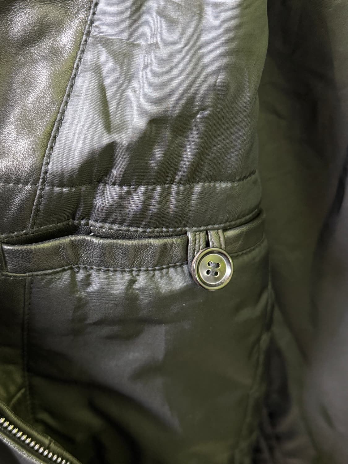 빈티지 휴고 보스 양가죽 자켓 (L~XL) 상품이미지7