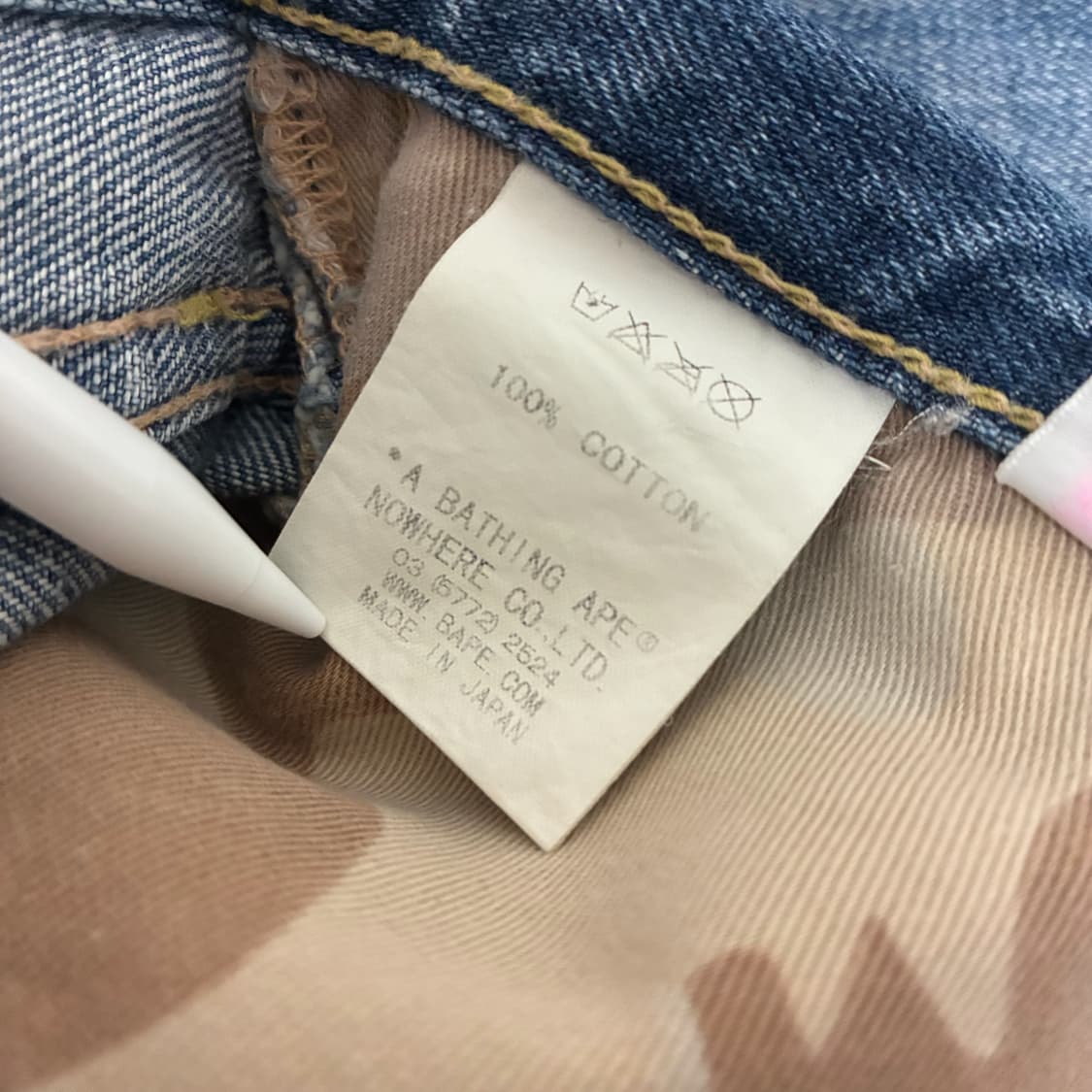 Bape Saru Denim Pants 상품이미지5