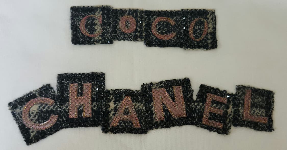 [정품] 샤넬 COCO 반팔 티셔츠 38 (여성용) 새상품급 한정판 상품이미지5